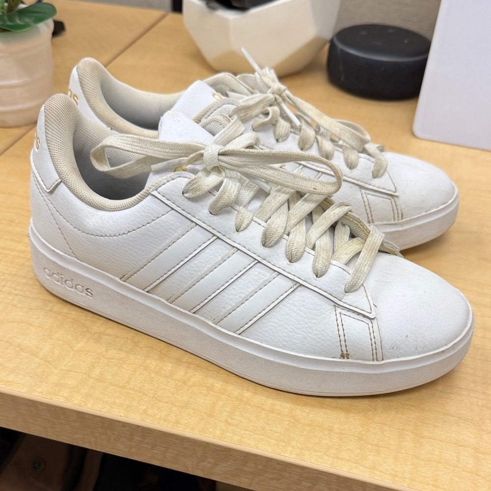 Adidas Classic White Leather Sneakers